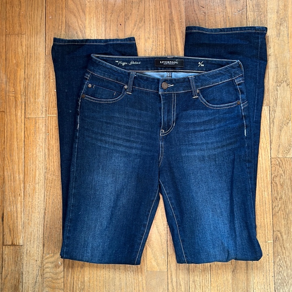 Liverpool hugger bootcut jeans 6/28